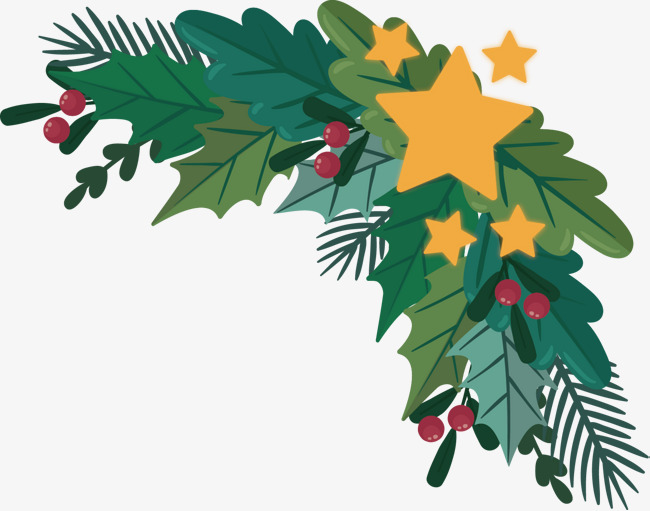 矢量图绿色植物边角装饰_png素材免费下载_ 1508*118