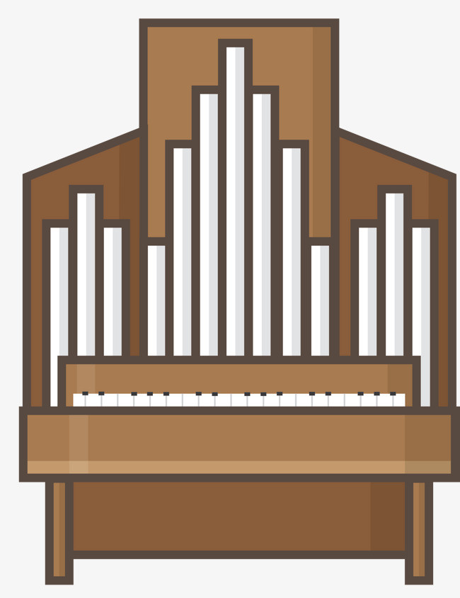 音叉矢量卡通管风琴