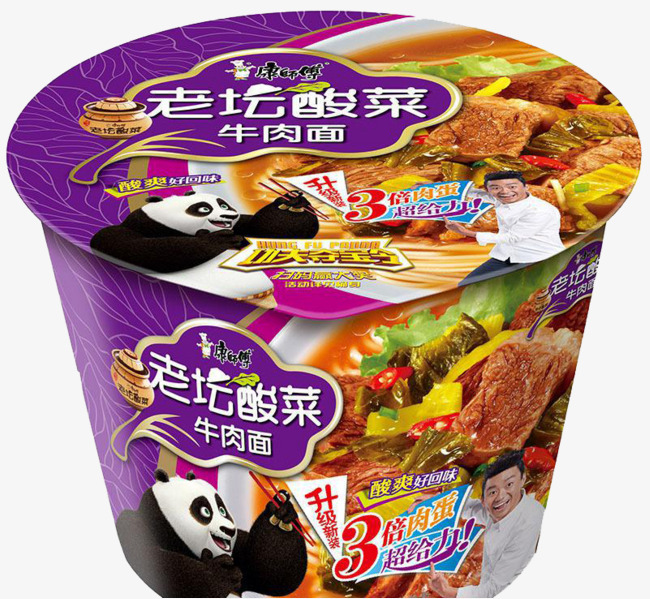 康师傅桶面老坛酸菜牛肉面