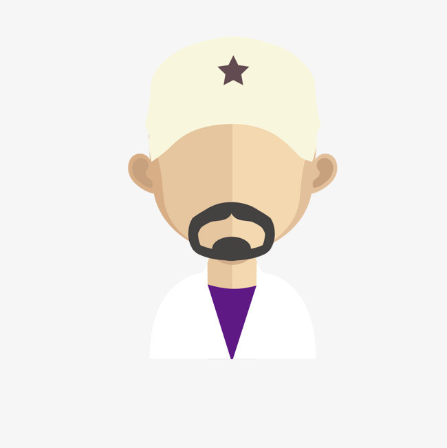 矢量装饰扁平化科技人头png