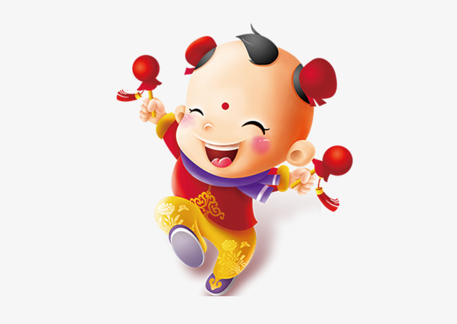 中国吉祥娃娃免抠下载