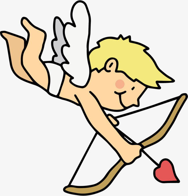 情人节射箭的丘比特