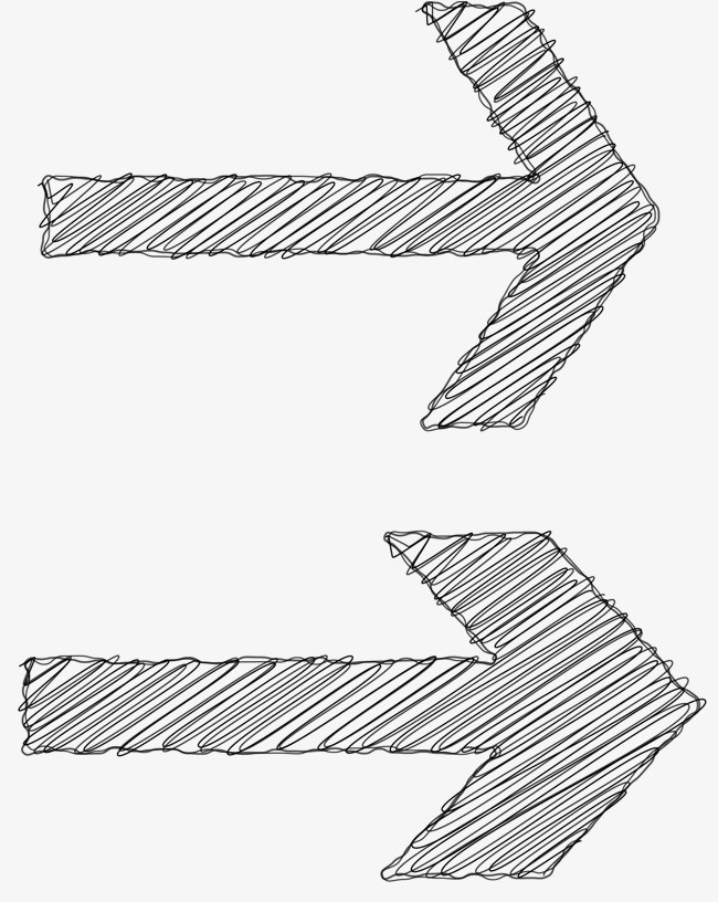 细长的翻页矢量箭头