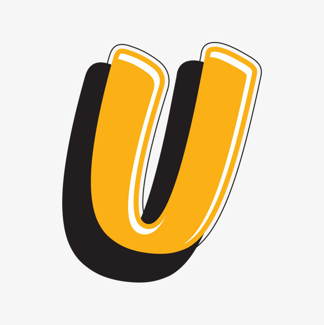 节日氛围 卡通气球型 英文字母 u 紫色【免抠元素png】-90设计网