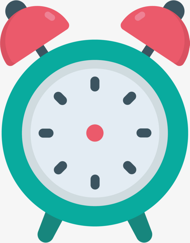 绿色闹铃卡通闹钟