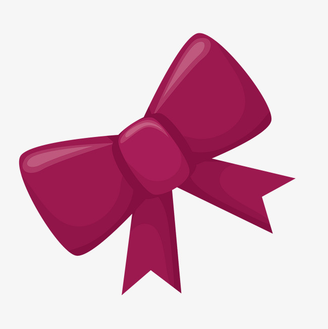 卡通手绘美丽的蝴蝶结