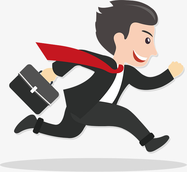 小人卡通肌理手绘儿童奔跑卡通人物素材