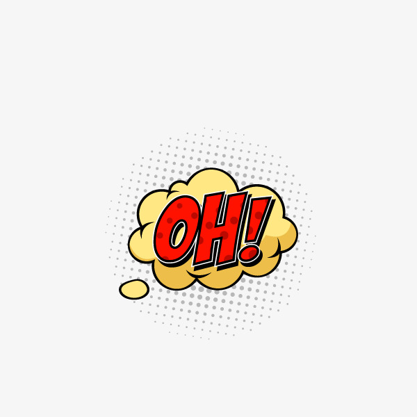 卡通手绘爆炸文字