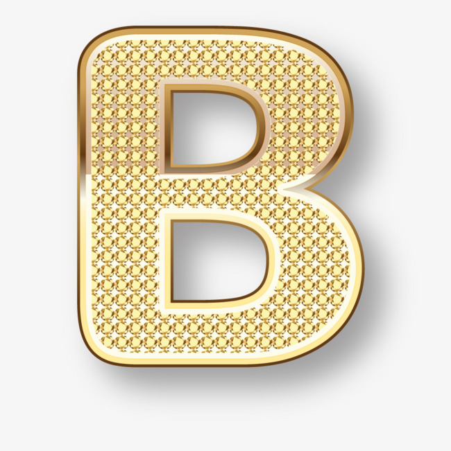 卡通手绘英文字母b