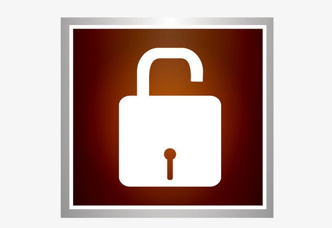 时尚精致的锁头图标矢量素材