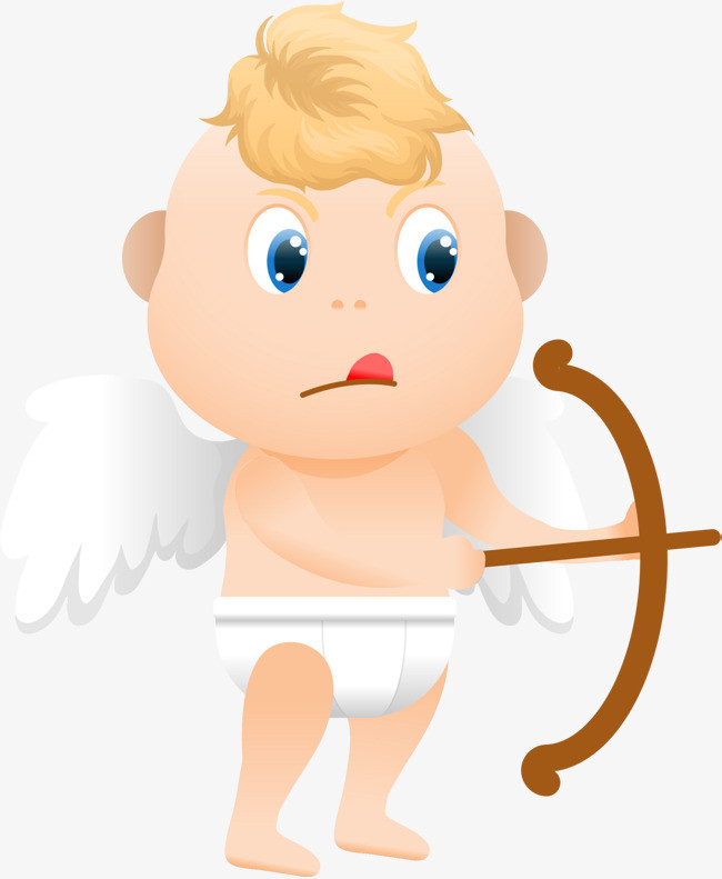 情人节射箭的丘比特