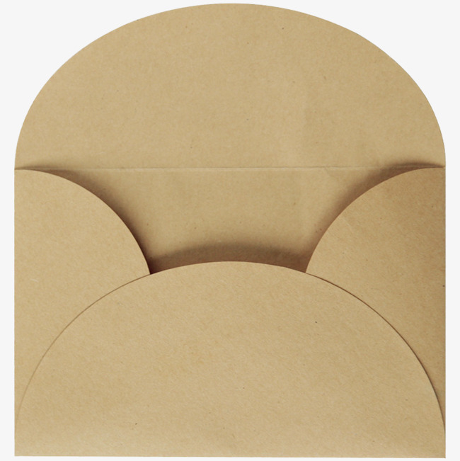 打开的牛皮纸信封