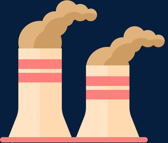 大型矢量圆筒状高级烟囱