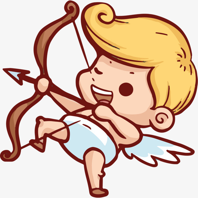 正在射箭的丘比特