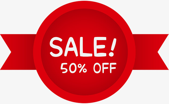 圣诞节促销红色贴纸风灯牌艺术字