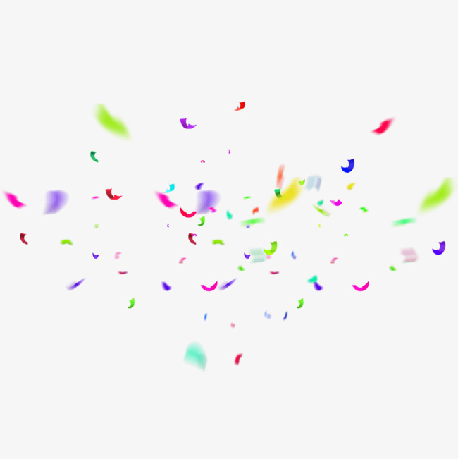 碎块彩色飞溅的碎片免抠素材