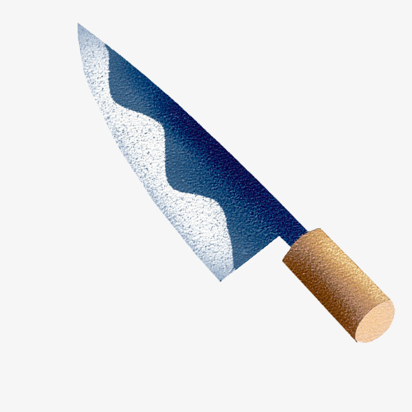 手绘装饰插图菜刀刀具