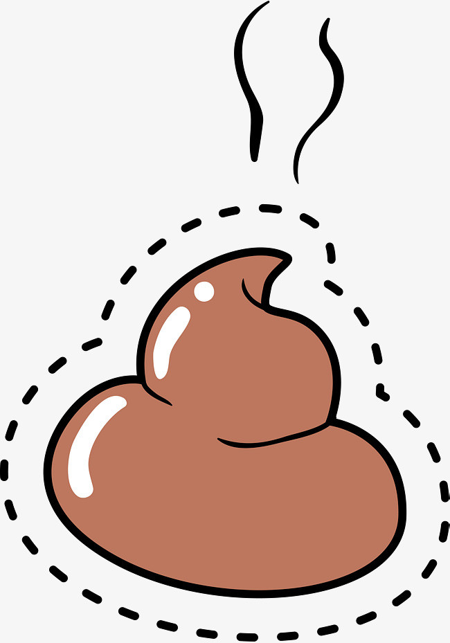 卡通手绘可爱小动物棕色萌萌小牛