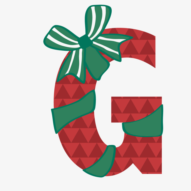 创意卡通英文字母g