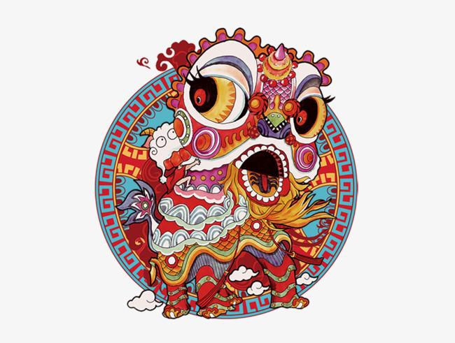 中国风新年瑞兽免抠