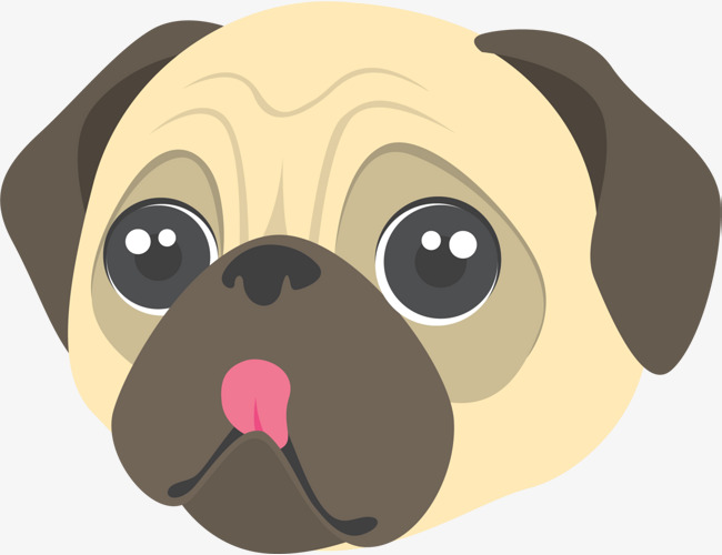 卡通黄色小狗头像