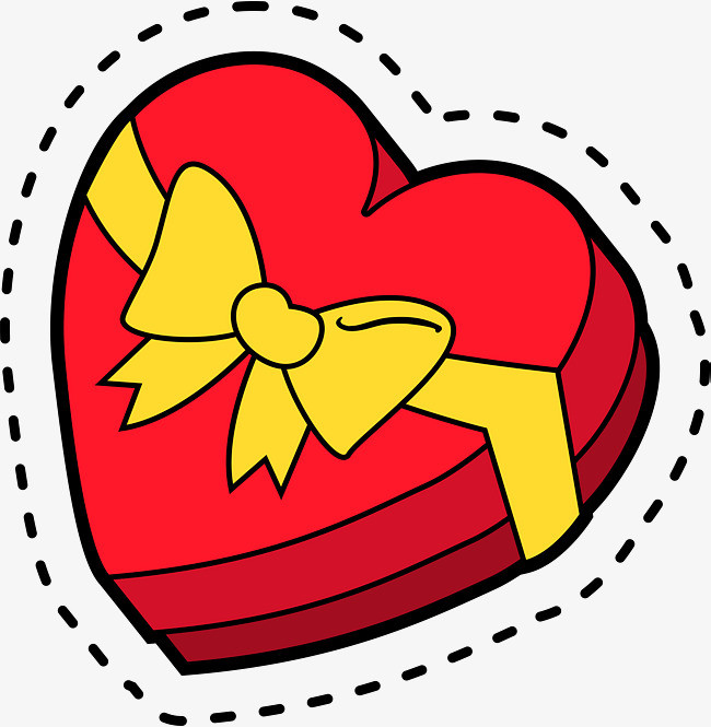 情人节红色礼物盒