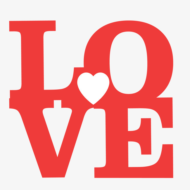 情人节海报标题设计矢量图