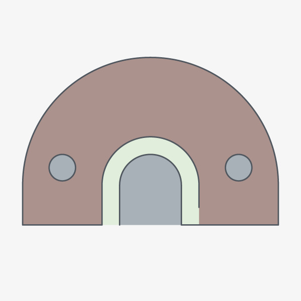 极简线条战争碉堡