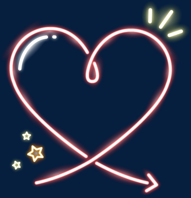 情人节美丽红色爱心