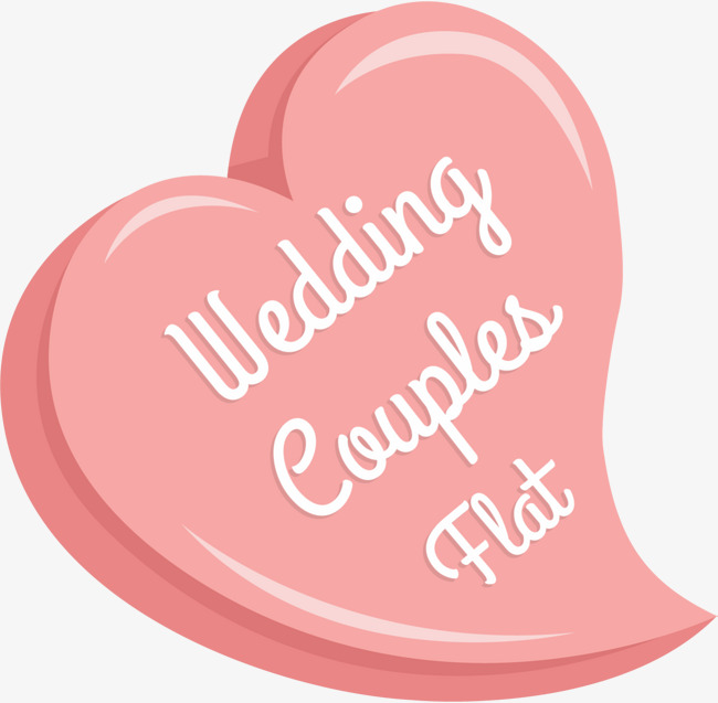 粉色婚礼立体爱心