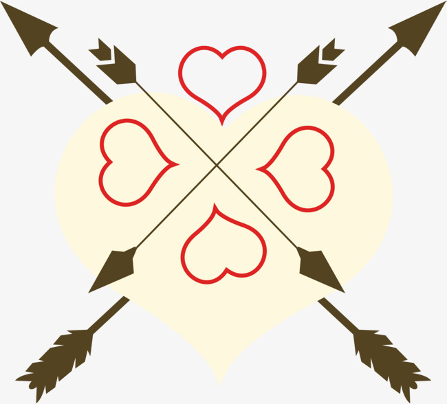 中箭爱心情人节标签png素材下载_高清图片png格式(编号:21618673)-90