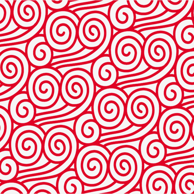 中国风大红色手绘花纹中国风大红色手绘花纹