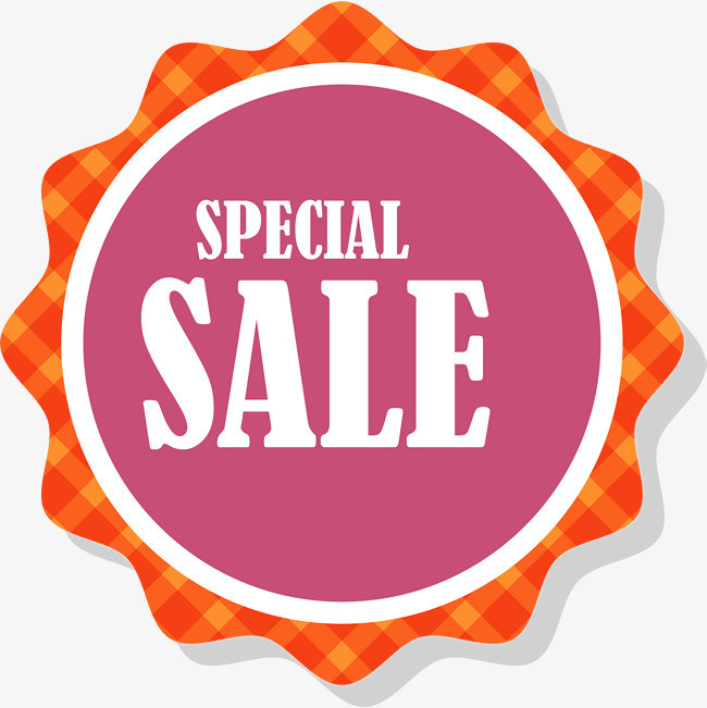 卡通商场促销贴纸