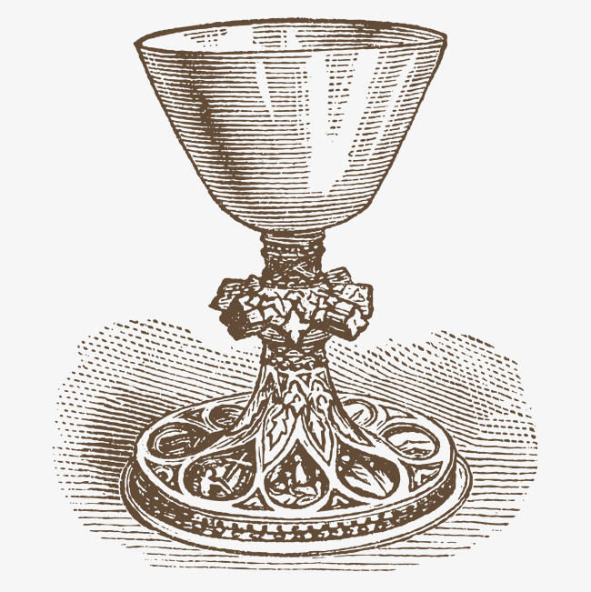 手绘祭祀器皿矢量素材