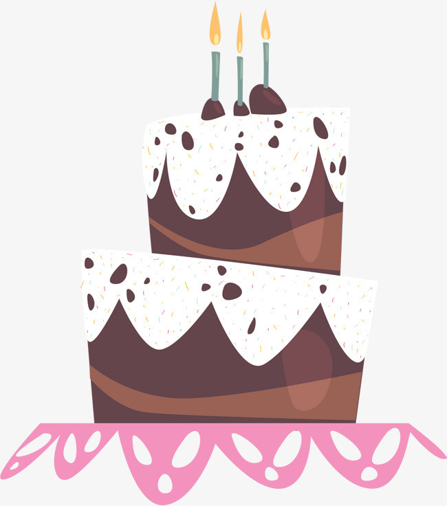 卡通巧克力生日蛋糕