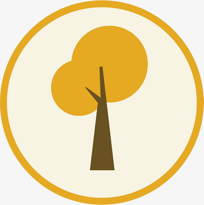 矢量绿色树木图标