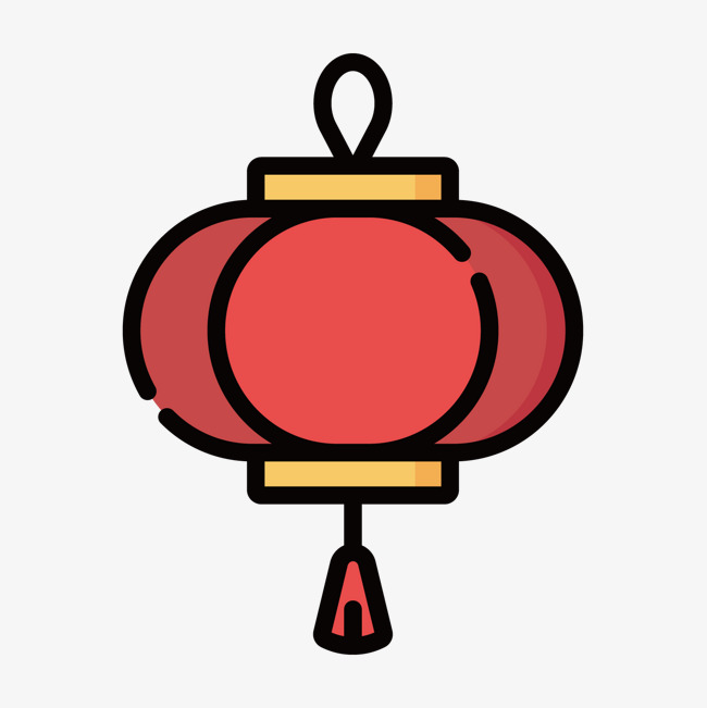 红色手绘灯笼元素png素材下载_高清图片png格式(编号:22215579)-90设