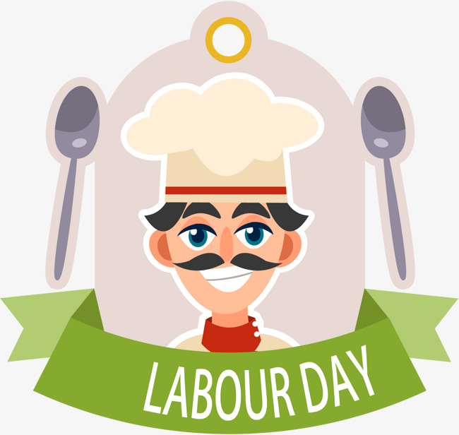 矢量图劳动节的厨师