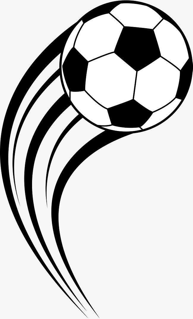 原创元素卡通风格简笔画ai矢量免扣小孩足球