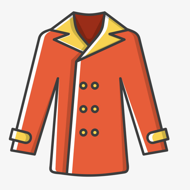 橙色的外套服装设计