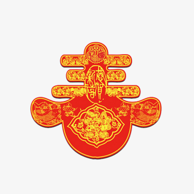 2021牛年新年红色吊饰春字灯笼国潮装饰