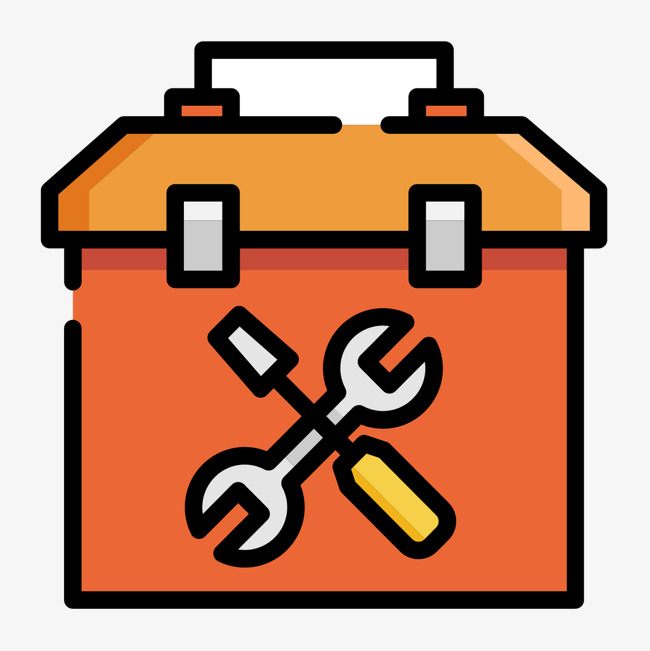 安全生产月建筑工人扳手工具箱手套人物