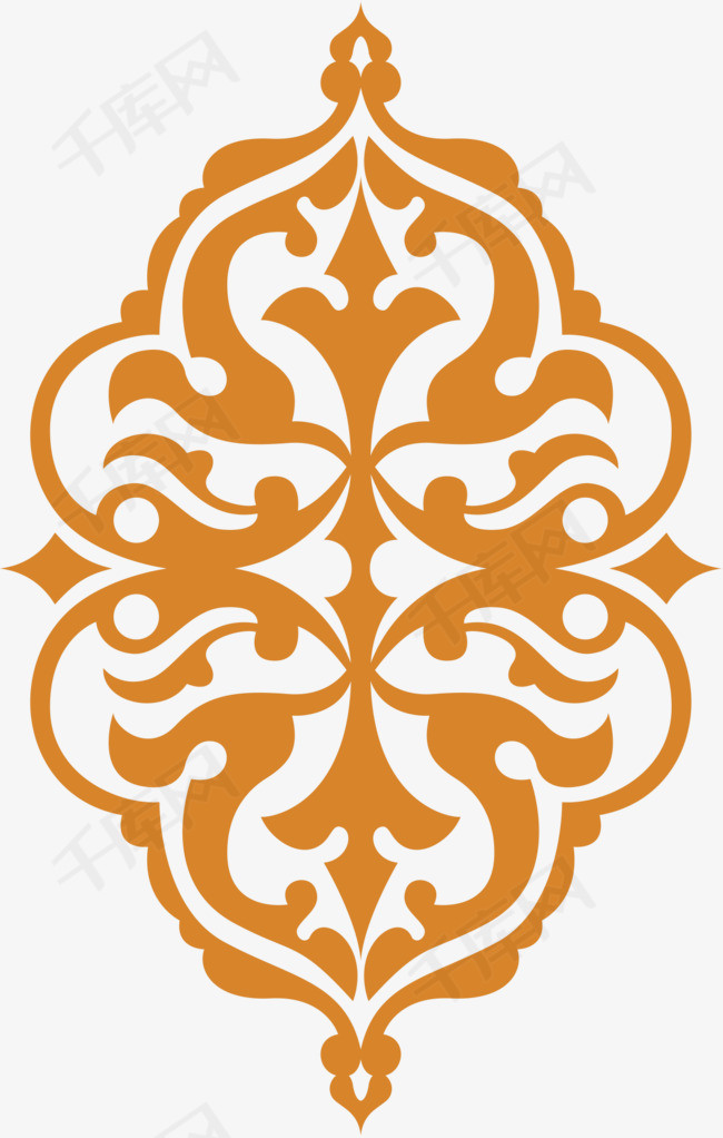 复古的异域装饰花纹