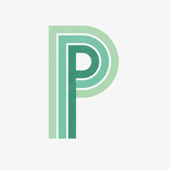 复古做旧立体字字母p免扣艺术字【免抠元素png】-90设计网