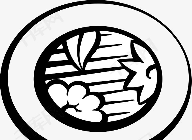 简约圆环设计图标元素