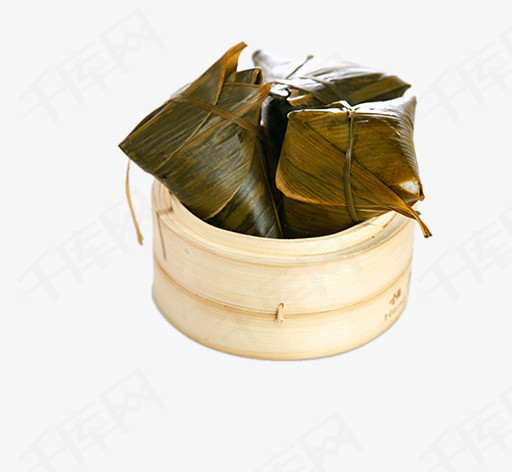 蒸屉里的粽子实物图