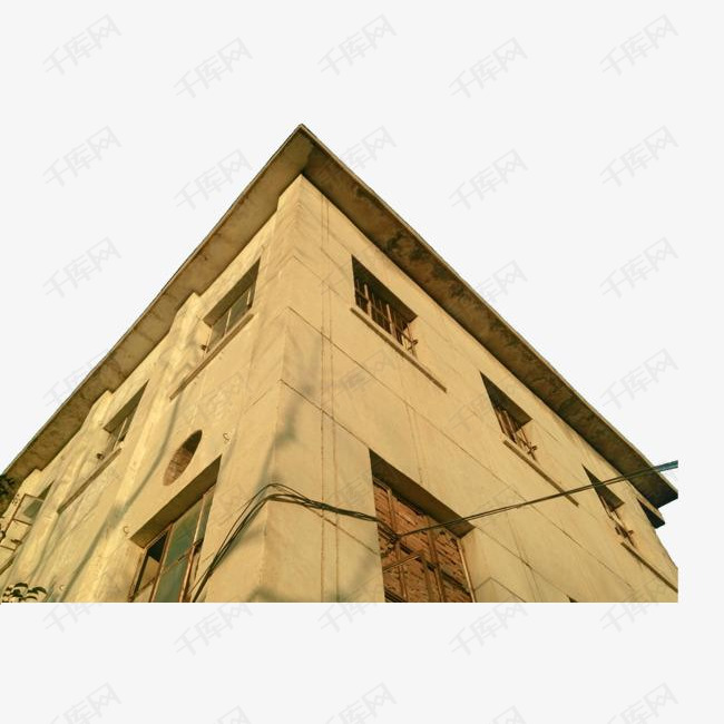 仰视古代风格建筑
