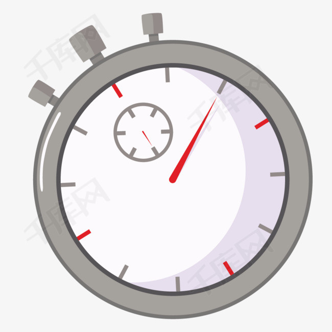 卡通秒表矢量图下载