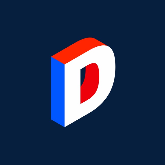 3d立体的字母d_艺术字设计_千库网