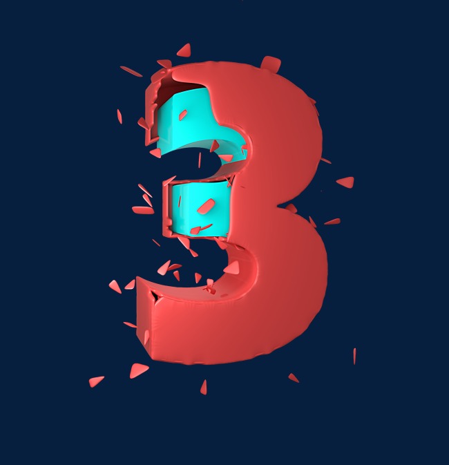 新年倒计时3倒计时数字字母数字